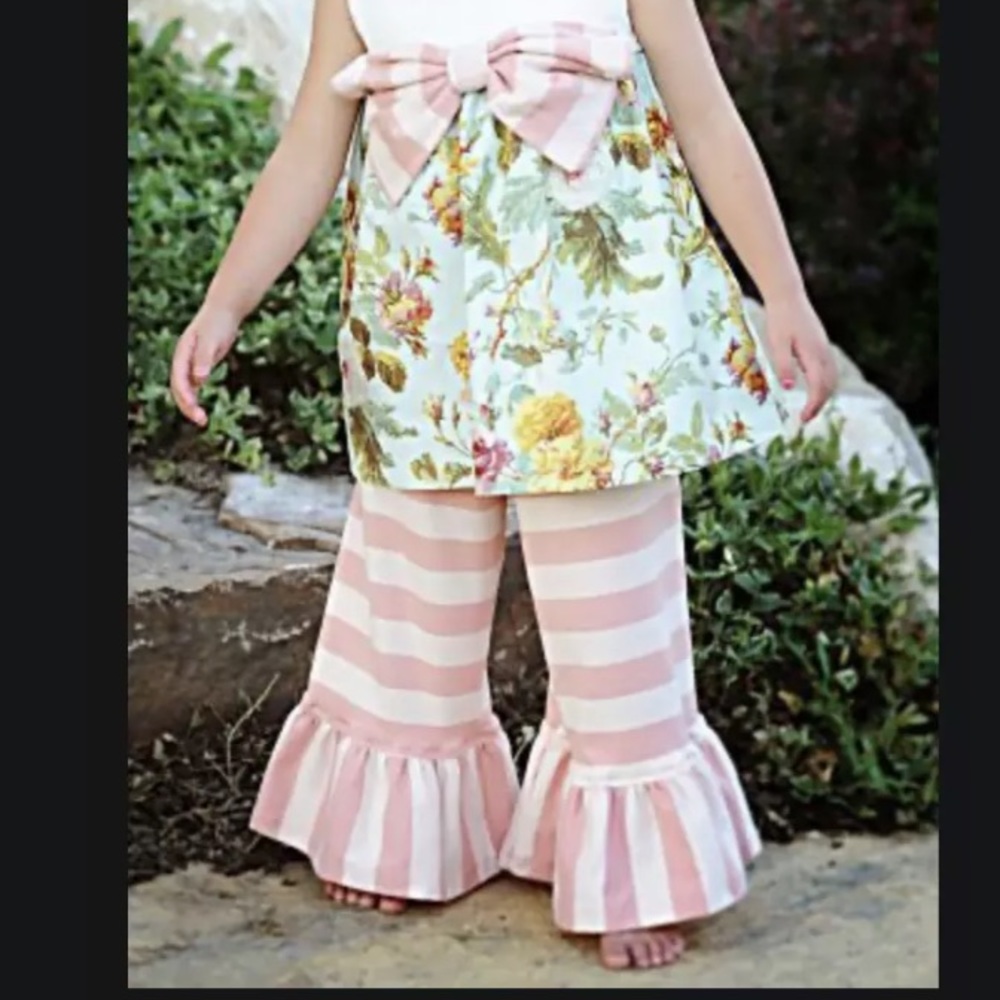 Persnickety Heirloom Striped Ruffles